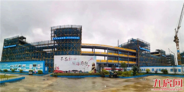 封顶!福州又一所小学有望今年9月投用!——九房网 封顶!福州又一所小学有望今年9月投用!——九房网