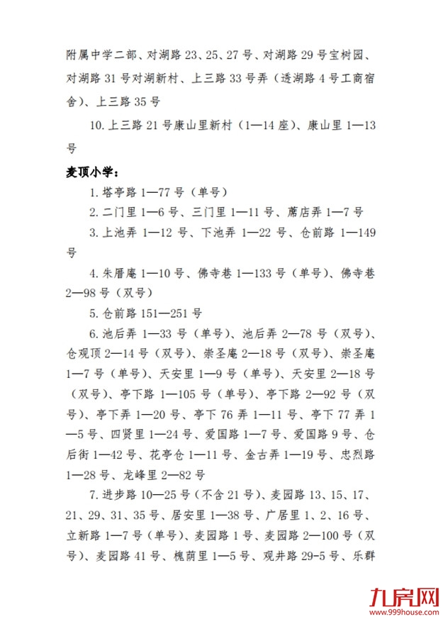最新!仓山区2020年义务教育招生办法及小学划片范围发布!——九房网 最新!仓山区2020年义务教育招生办法及小学划片范围发布!——九房网