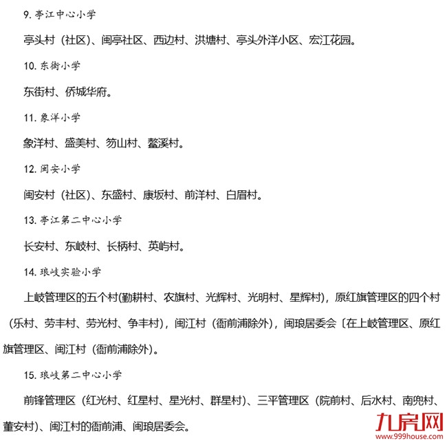 最新!11所省市属小学划片!小升初对口方案!福州2020年最强学区攻略大曝光!——九房网 最新!11所省市属小学划片!小升初对口方案!福州2020年最强学区攻略大曝光!——九房网