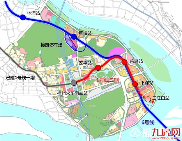 最新消息！福州地铁1号线二期票价定了！——九房网