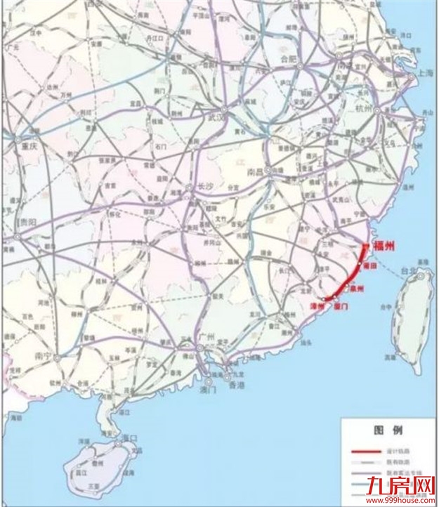 定了！福州1小时直达厦门！福厦高铁计划2022年建成通车——九房网