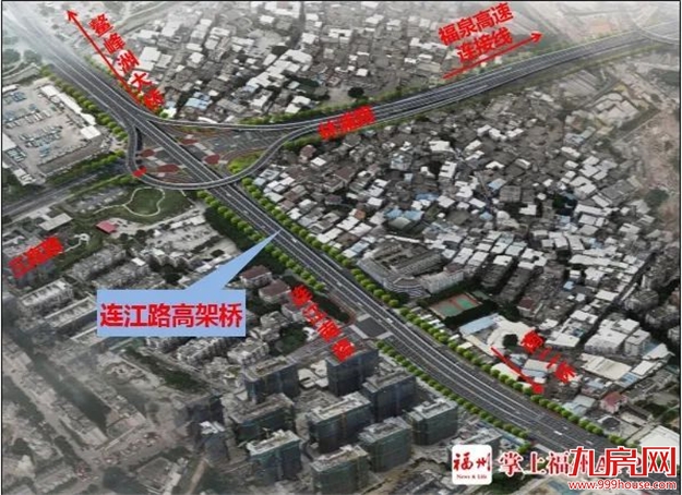 新建一座高架桥！福州市区这里将有大变化！——九房网