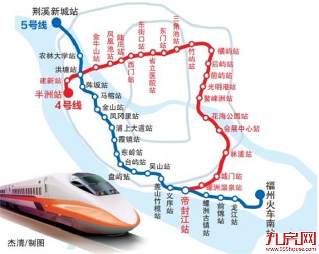 最新进展！福州地铁4号线、5号线部分站名调整——九房网