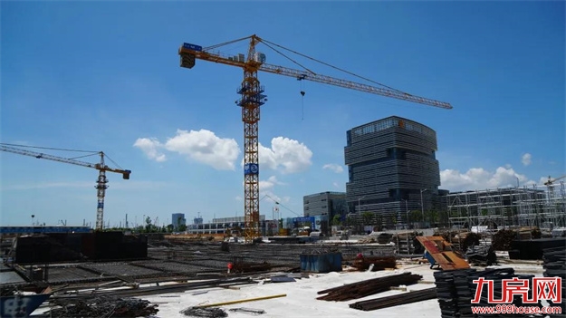 滨海综合医院（二期）首次吊装完成！预计后年投用！——九房网