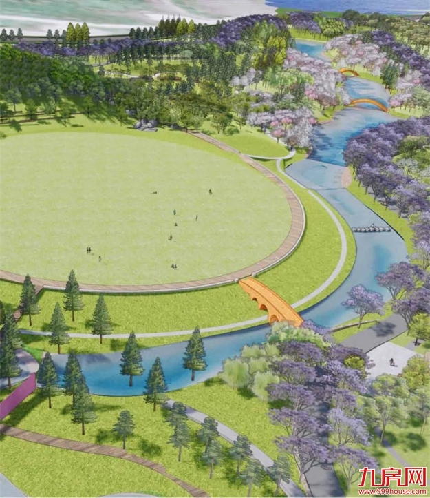 重磅!登云湖中央公园3.0版规划方案首次揭秘——九房网 重磅!登云湖中央公园3.0版规划方案首次揭秘——九房网