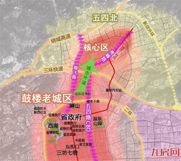 2021年，福州五四北将迎风华时代——九房网