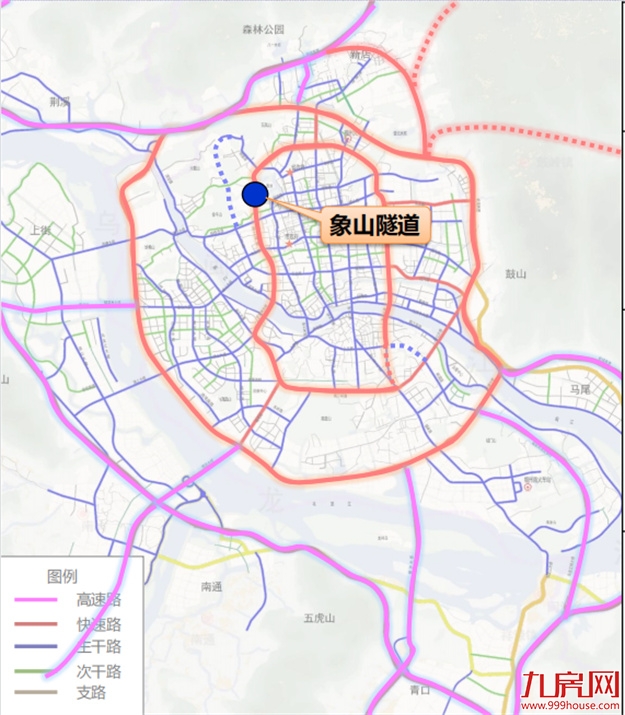 福州象山隧道将变双向10车道!尤溪洲大桥也要改造——九房网 福州象山隧道将变双向10车道!尤溪洲大桥也要改造——九房网