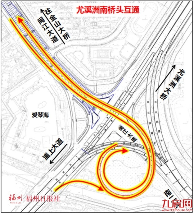 重磅!福州新增一条跨江通道!预计明年启动!——九房网 重磅!福州新增一条跨江通道!预计明年启动!——九房网