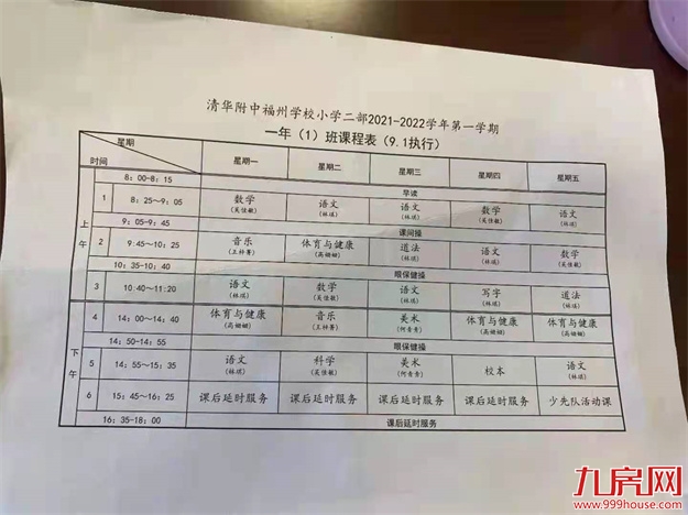 福州大学区制及“双减”落地，看国家级名校如何解题！——九房网