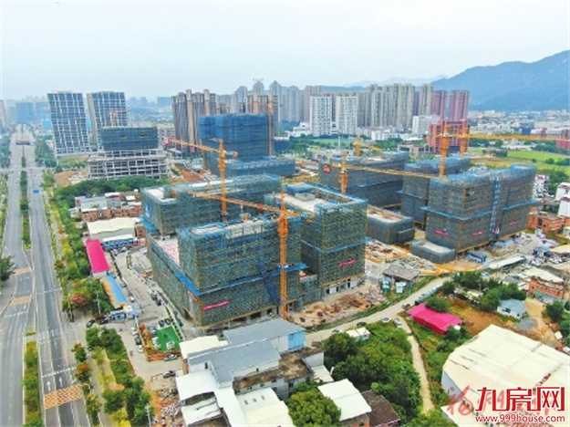 福州高新区光电产业基地主体提前封顶——九房网 福州高新区光电产业基地主体提前封顶——九房网