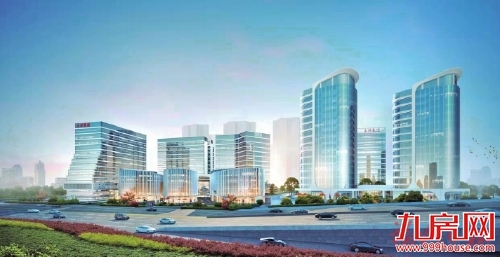 集中开工7个项目  高新区中流砥柱商务中心将建商业设施——九房网