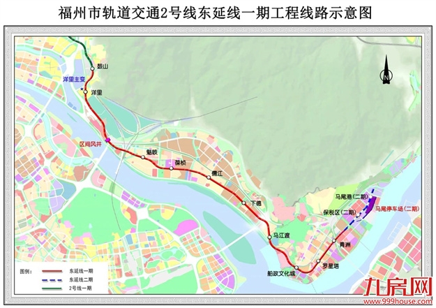 开往马尾、长乐！福州两条地铁新线开工时间确定！——九房网