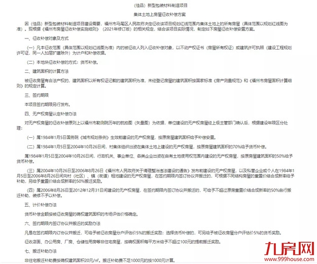 近2000亩!27个村!2022年福州征迁地图曝光!有你家吗?——九房网 近2000亩!27个村!2022年福州征迁地图曝光!有你家吗?——九房网
