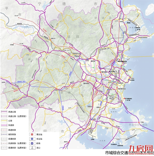 福州轨道交通2035年规划：3条市域线+10条市区线！——九房网
