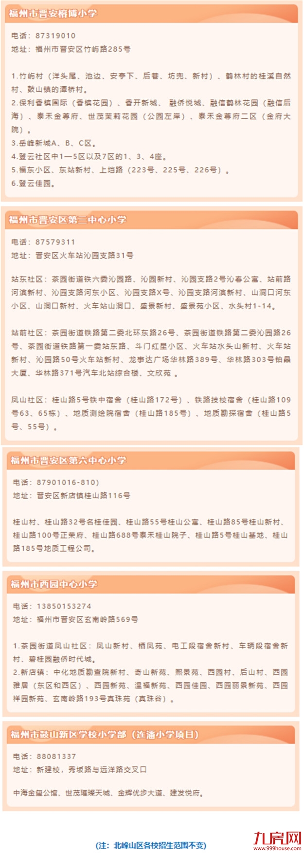 超强攻略!福州2022年小学划片+小升初对口方案曝光!这些楼盘变身学区房!——九房网 超强攻略!福州2022年小学划片+小升初对口方案曝光!这些楼盘变身学区房!——九房网