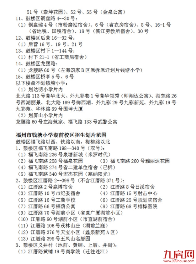 超强攻略!福州2022年小学划片+小升初对口方案曝光!这些楼盘变身学区房!——九房网 超强攻略!福州2022年小学划片+小升初对口方案曝光!这些楼盘变身学区房!——九房网