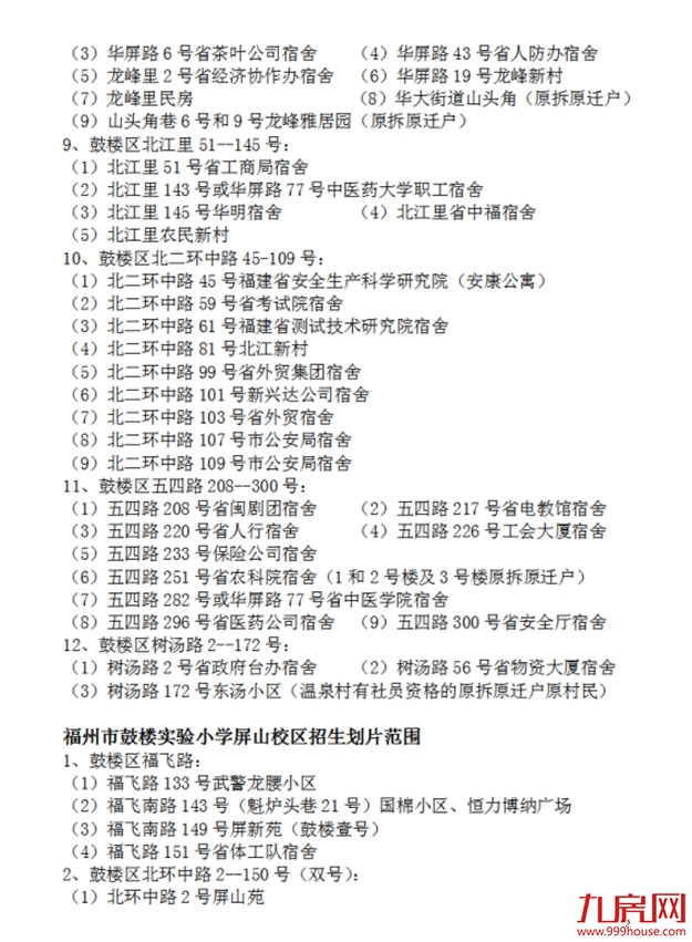 超强攻略!福州2022年小学划片+小升初对口方案曝光!这些楼盘变身学区房!——九房网 超强攻略!福州2022年小学划片+小升初对口方案曝光!这些楼盘变身学区房!——九房网