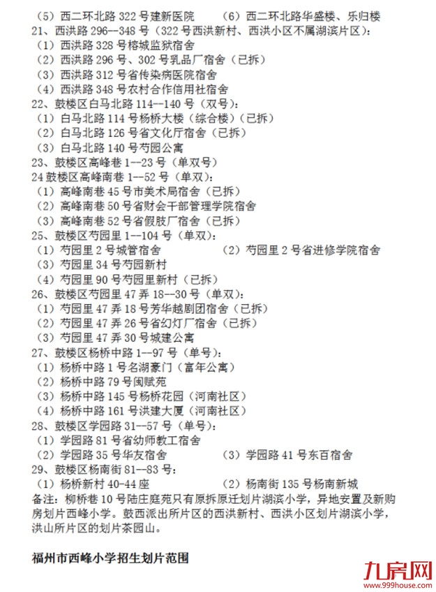 超强攻略!福州2022年小学划片+小升初对口方案曝光!这些楼盘变身学区房!——九房网 超强攻略!福州2022年小学划片+小升初对口方案曝光!这些楼盘变身学区房!——九房网