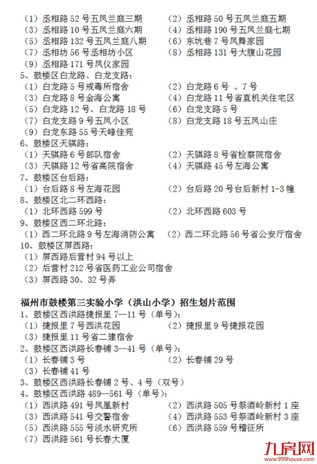 超强攻略!福州2022年小学划片+小升初对口方案曝光!这些楼盘变身学区房!——九房网 超强攻略!福州2022年小学划片+小升初对口方案曝光!这些楼盘变身学区房!——九房网